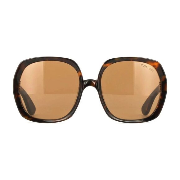 NEW TOM FORD SUNGLASSES, TOM FORD WOMEN HAVANA TF1221 52E, FT1221/S 52E - Picture 2 of 3